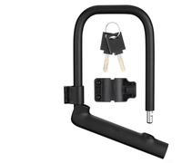 for Mountain Bike U Lock with Mounting Bracket Included for Mountain | Heavy duty iron body, anti-cut steel, pick resistant core, includes 180cm security cable, street parking