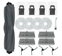 For Mova E40 Ultra Robot Vacuum Cleaner Replacement Bundle Featuring Main Brush Side Brushes Sealed Dust Bags and Absorbent Mop Pads