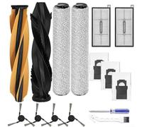 For MOVA Z60 Ultra Replacement Accessory Kit, 14-Piece Complete Maintenance Bundle Includes Main Brush, Roller Mops, HEPA Filters, Side Brushes & Dust Bags, Compatible with Z60 Ultra Robot Vacuum