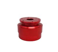 For MOZA Simagic M10 A/Mini Euro Truck 70mm 6 Hole Racing Simulator Game Steering Wheel Quick Release Hub Adapter YIJIAVSX(Red)