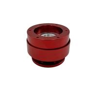 For MOZA Simagic M10 A/Mini Euro Truck 70mm 6 Hole Racing Simulator Game Steering Wheel Quick Release Hub Adapter(Red)