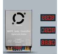 for MPPT Solar Charge Controller 450W 12A for 24V/36V/48V/60V/72V Lithium for Lifepo4 Gel Batteries with LED Display, 12V-50V Input, IP30, Magnesium Alum