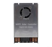 for MPPT Solar Charger 450W Boost Charge Controller with 12A Max Current, 12V-50V Input for 24V/36V/48V/60V/72V Batteries, IP30 Protection, LED Display, Magnesium