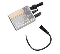 For MPPT Solar Grid Tie Inverter Pure Sine Wave DC 10.8-60V to AC 230V Converter for Home Energy No Battery Required Aluminium Alloy Shell Silent Fanless(180W（10.5-30V）-AC220V)