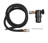 For Mr For Gen2 Regulator With For American Foster Coupler And Remote Hose For Air Compressor Tank Adjustable Pressure 40 To 150 Psi Black(2# Regulator with black hose)