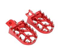 For MSX 125 For GROM 125 2013-2024 Footrest Pedals Foot Pegs Rests CNC Mopeds Scooters Motorcycle Foot Pegs(Red)