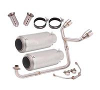 For MSX125 For SF125 Motorcycle Exhaust Full System Double Hole 51mm Front Middle Link Pipe Exhaust Pipe(Type D)