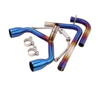 For MSX125 For SF125 Motorcycle Exhaust Full System Double Hole 51mm Front Middle Link Pipe(Type I)