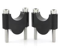 For MT-03 For MT-25 For MT-15 For FZ1 For FZ6 For FZ8 22mm 7/8 Handle Bar Riser Handlebar Fat Risers Motorcycle CNC Handle Bar Risers Handlebar Risers(Black Riser 30mm)