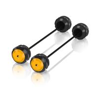 For MT-09 SP 2017-2024 For XSR900 2015-2024 For Abarth 2017-2024 Motorcycle Front Rear Wheel Axle Fork Crash Sliders Cap Falling Protector Pad Axle Sliders(Yellow)