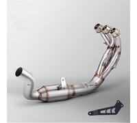 For MT-09 V3 FZ-09 2021 2022 2023 Motorcycle Exhaust Pipe Whole Vehicle Refit Front Mid Muffler Link stainless steel(Type P)