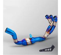 For MT-09 V3 FZ-09 2021 2022 2023 Motorcycle Exhaust Pipe Whole Vehicle Refit Front Mid Muffler Link(Type O)