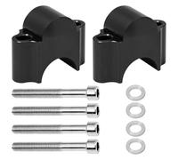For MT07 For MT09 1 Pair 28mm 1 1/8" 22mm 7/8" Bar Mount Handle Clamp Handle Bar Risers Handle Bar Riser(22MM Black)