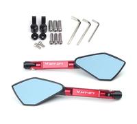 For MT07 MT-07 FZ07 FJ07 Universal Motorcycle Mirror CNC Side Rearview(Red)