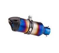 For MT07 MT09 For Z900 Z400 Ninja400 Gsx250 Gsx750 51mm Universal S-project Motorcycle Exhaust Muffler Pipe Moto Racing(TYPE-D)