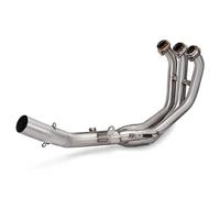 For MT09 FZ09 XSR900 V4 2024 Motorcycle Exhaust Pipe Modify Escape Moto Front Mid Link Tube Connect 51mm Muffler