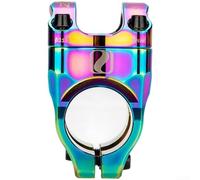 For MTB Stem 33mm For CNC Aluminum Alloy Handlebar Clamp for 28.6mm Fork to 31.8mm Bar, Lightweight Short Reach Riser for Downhill Trail All Mountain Biking Parts(Colorful)