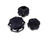 For Multistrada 1200 For S 2010-2014 2011 2012 2013 Motorcycle Front Brake Clutch Rear Brake Fluid Reservoir Cap Brake Fluid Cover(Black)