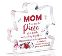 for Mum,Acrylic Puzzle Piece Gifts for Mum from Daughter und Son,Presents for Christmas,Mother's Day,Birthday Gifts Ideas (Please Remove Protective Film)