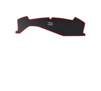 For Mustang MK7 2024-2026 Car Dash Board Sunshade Anto-UV Carpet Dashboard Cover Protective Pad Dash Cover Dashboard(LHD Red Edge)