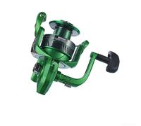 For Mx Series Metal Fixed Spool Reel, Brass Gear With Stainless Bearings, Folding Interchangeable Arm, Long Cast Fishing Reel For Sea And Freshwater, Green, Size 1000(MX3000)