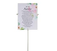 for My Auntie Waterproof Graveside Memorial Card and Weatherproof 30cm Card Holder