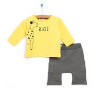 For My Baby Newborn Wild Sweatshirt-Panth - Yellow