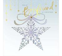 For My Boyfriend Foiled & Embellished Christmas Greeting Card Special Xmas Cards 647983