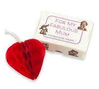 For My Fabulous Mum | Mini Honeycomb Hearts Trio | Little Gift | Cracker Filler