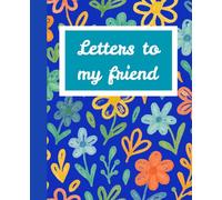 For my friends !Watercolor Floral Stationery Writing Pad - Personalized Decorative Invitations, Floral Letter Size Lined Note Pad: 80 Lined ... Journaling, Thank You Notes! to my friends