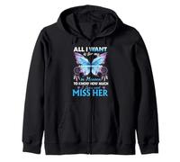 For my granddaughter in heaven to know How much i love her Zip Hoodie