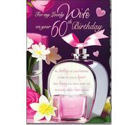 For My Lovely Wife On Your 60th Birthday Card