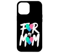 For My Mom Thyroid Cancer Awareness Heart Ribbon Case for iPhone 12 Pro Max
