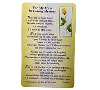 for My Mum in Loving Memory.Wallet Card (Sentimental Keepsake Wallet/Purse Card)