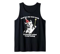for My Next Trick I’ll Forget What I was Doing Funny Cat Tank Top
