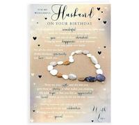 For My Wonderful Husband Birthday Card - 6" X 9" Size - We also have birthday cards/christmas cards/thank you cards/wholesale/multipack …