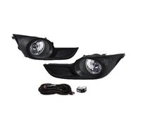 For N&issan For Altima 2013-2015 Fog Lamp Front Bumper DRL Daytime Running Light Black Bezel Covers Wires Switch