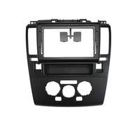 For N&issan For Tiida 2006 2007 2008 2009-2011 9inch Car Radio Fascias Android Mp5 Stereo Player 2din Head Unit Panel Frame radio fascia frame stereo(Black-a)