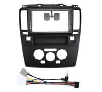 For N&issan For Tiida 2006 2007 2008 2009-2011 9inch Car Radio Fascias Android Mp5 Stereo Player 2din Head Unit Panel Frame stereo radio fascia frame(Black-A-Cable)