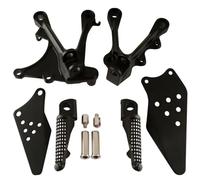 For N-ja ZX6R 2005-2008 For ZX636 2005-2006 Motorcycle Modification Foot Pedal Foot Pegs for Motorbike(Matte Black)
