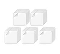 for Nano Transparent Sticky Pads, 50PCS Washable Reusable Double-Sided Adhesion Mats No Residue, for Home Office Crafts Decorations 8x8cm