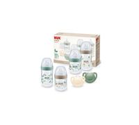 for Nature Perfect Start Baby Bottle & Dummy Set, 0-6 Months, 100% Natural Raw Materials, 4 x Bottles (150 ml & 260 ml), 2 x Silicone Soothers,