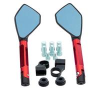 FOR NC 700S Hornet 160 PCX 160 Motorcycle Mirrors Motorcycle Mirrors 8mm 10mm Aluminium Rearview Mirror Motorbike Side Mirrors(Red88)