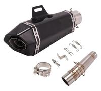 For NC700 NC700X NC750 NC750X NC750S Motorcycle Slip On Exhaust Muffler Modified DB Killer Escape Middle Link Pipe Exhaust Muffler Silencer(4)