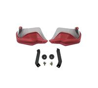 For NC750X DCT NC750S NC700X CTX700 2013-2022 Motorcycle ABS Handguards Shield Guards Windshield Hand Wind Protection(Red Grey Set)