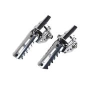For NC750X Motorcycle Highway Front Foot Pegs Folding Footrests Motorcycle Foot Pegs(SILVER)