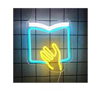 For neon Sign Party Decoration Reading Book for wall neon decor