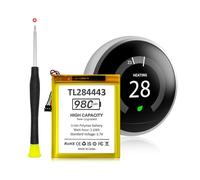 for Nest Thermostat Battery,[650mAh] ( 4 ) TL284443 Li-Polymer Battery for Nest Learning Thermostat 2nd 3rd Generation, T3007ES, T3008US, T4000ES, A0013