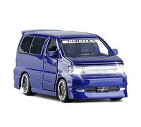 For New FABULOUS Modified MPV Car 1 32 Simulation Alloy Die-casting Sound And Light Model Toy Car Mini Replica Toys(Blue)