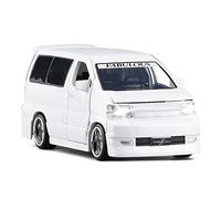For New FABULOUS Modified MPV Car 1 32 Simulation Alloy Die-casting Sound And Light Model Toy Car Mini Replica Toys(White)